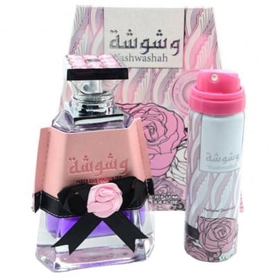 Set Washwashah, Lattafa, Femei, Apa de Parfum - 100ml + Deo - 50ml - 2 | YEO