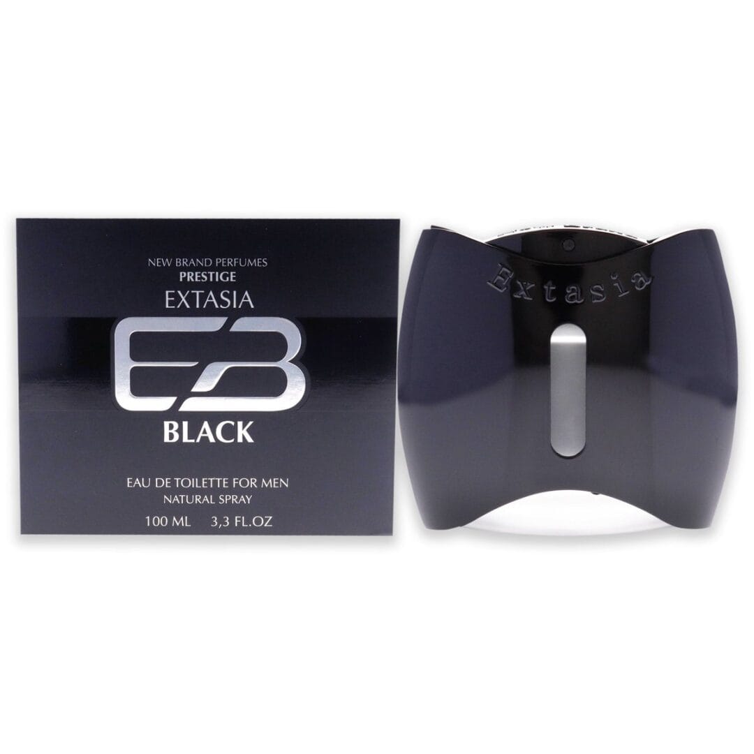 Apa de Toaleta Extasia Black, New Brand Prestiges, Barbati - 100ml - 3 | YEO