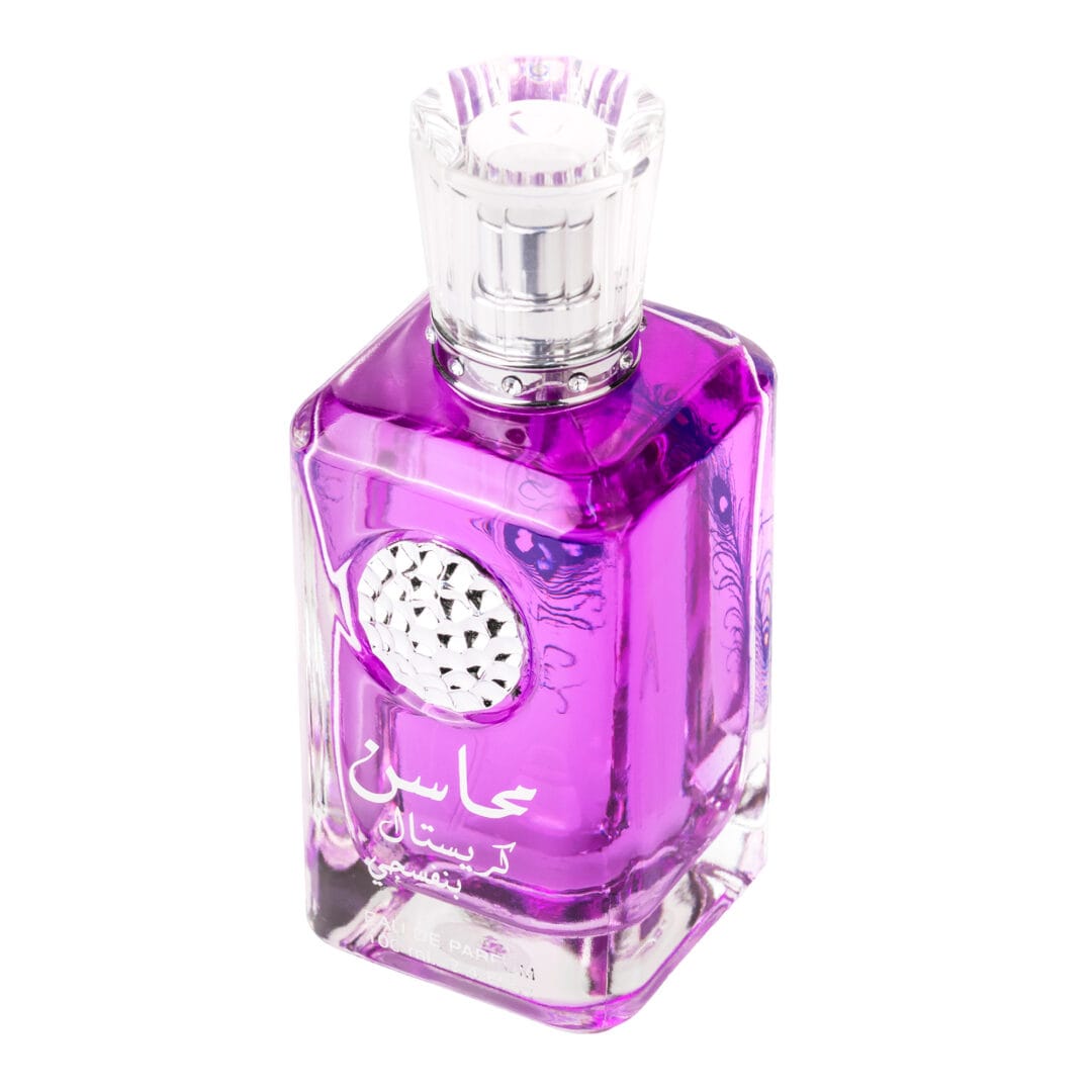 Set Mahasin Crystal Violet, Lattafa, Femei, Apa de Parfum - 100ml + Deo - 50ml - 1 | YEO