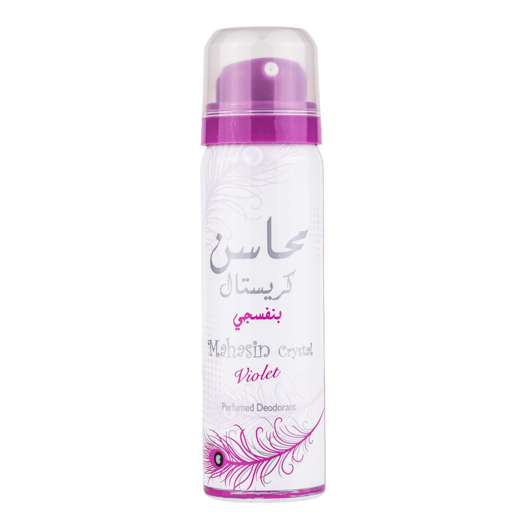 Set Mahasin Crystal, Lattafa, Femei, Apa de Parfum - 100ml + Deo - 50ml - 2 | YEO