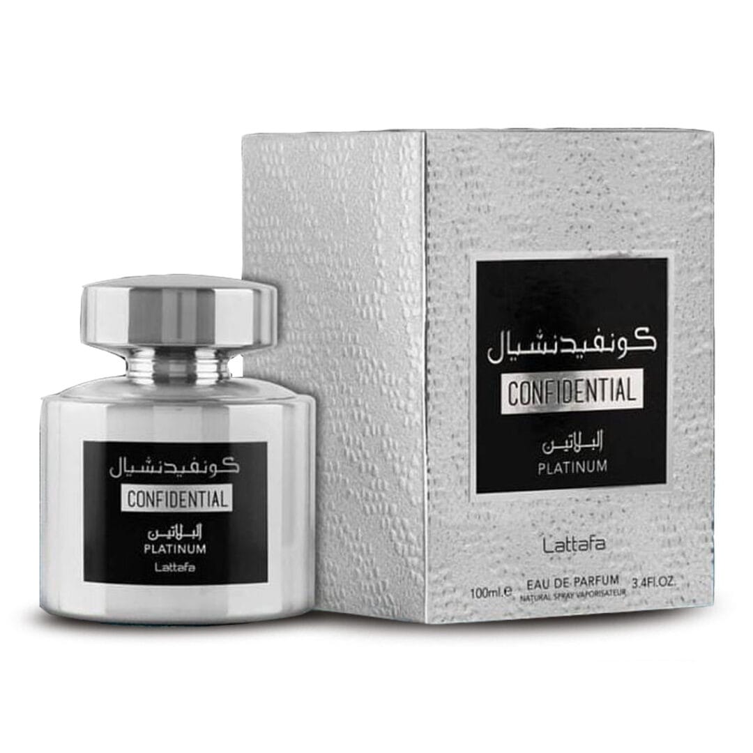 Apa de Parfum Confidential Platinum, Lattafa, Barbati - 100ml - 1 | YEO