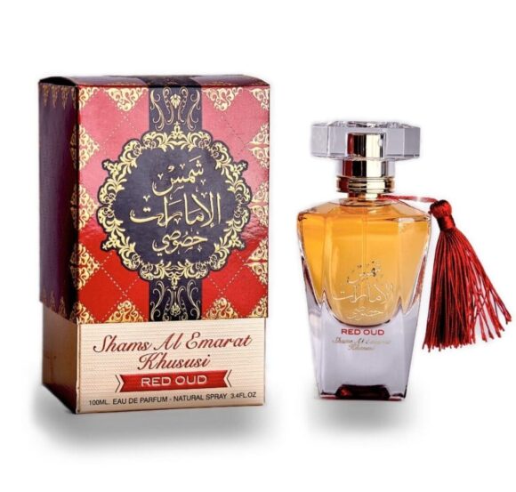 (plu00108) - Apa de Parfum Shams Al Emarat Khususi Red Oud, Ard Al Zaafaran, Femei - 100ml