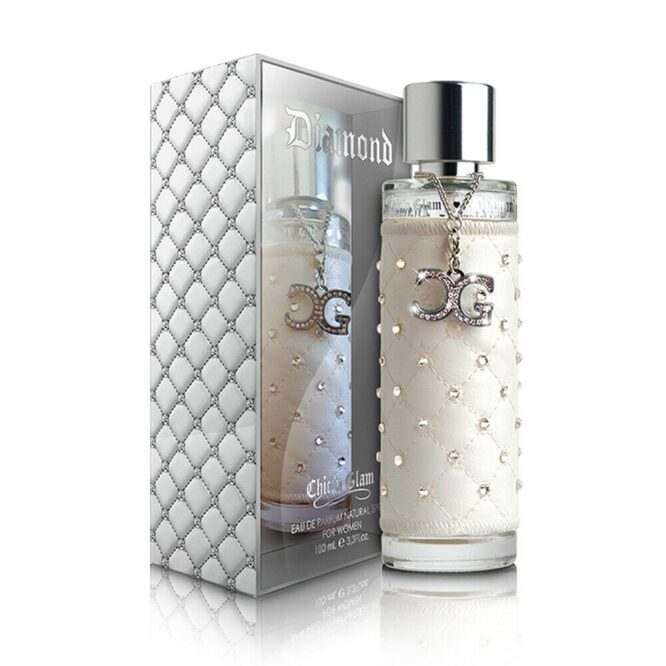 (plu05017) - Apa de Parfum White Diamond, Chic'n Glam, Femei - 100ml