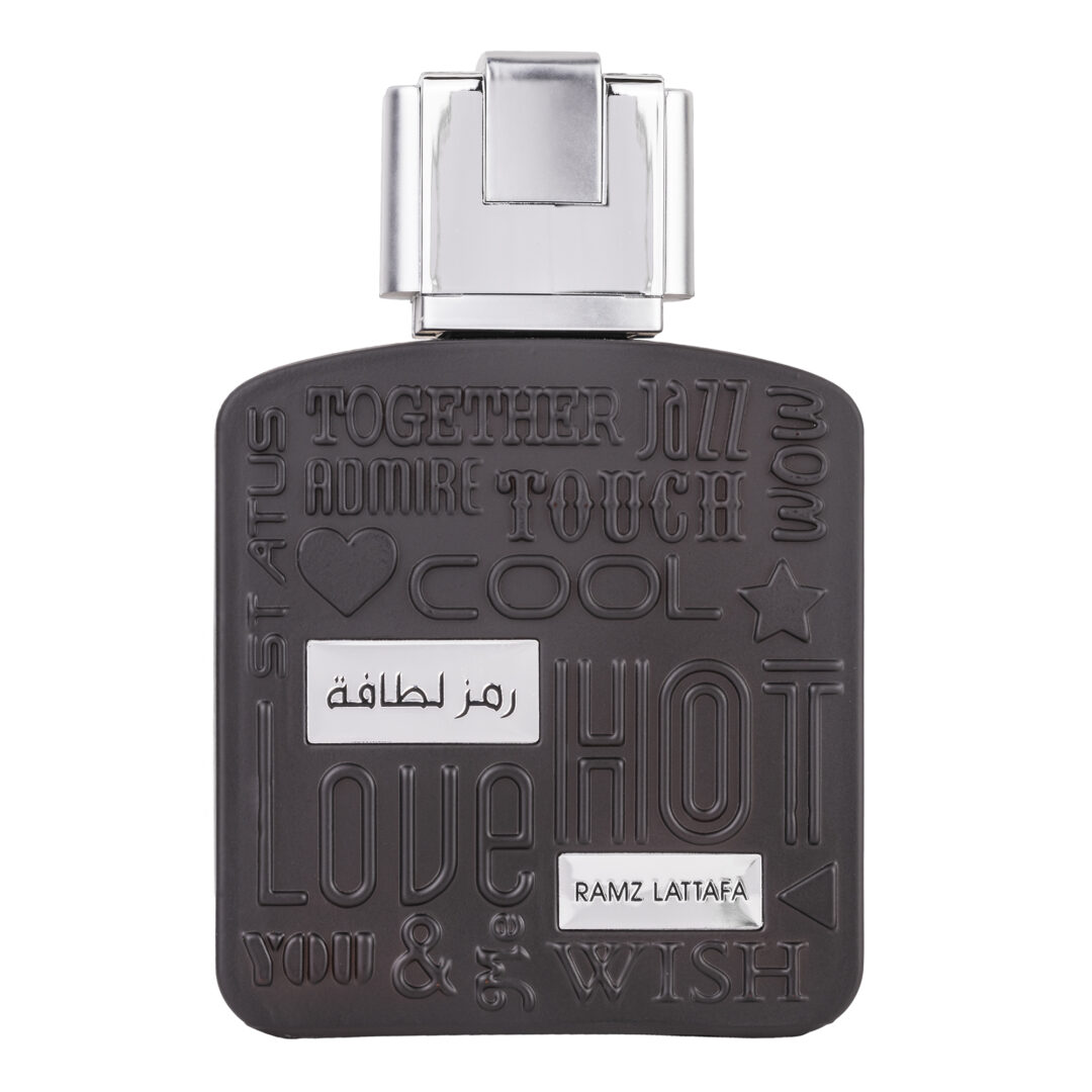 (plu01239) - RAMZ SILVER Parfum Arabesc barbatesc,Lattafa,apa de parfum 30ml