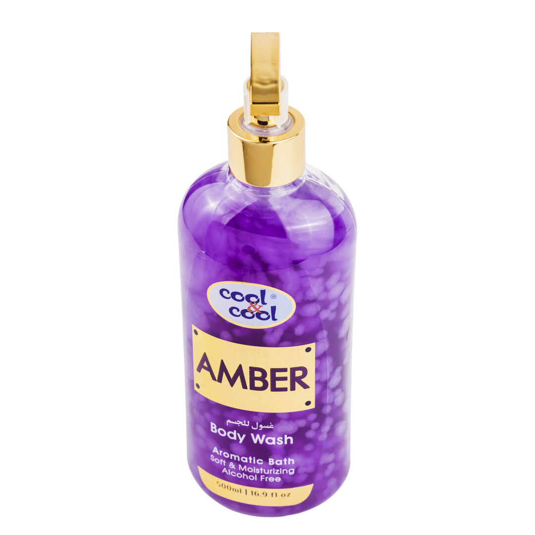 (plu01308) - Gel de Duș Amber, Cool & Cool, Aromatic Bath soft & moisturizing Alcohol Free