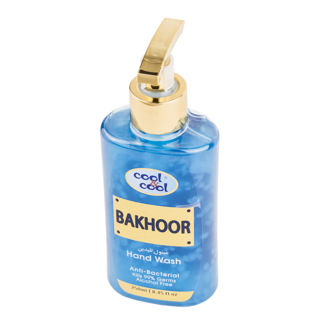 (plu01312) - HAND WASH BAKHOOR, Cool & Cool, anti-bacterial kills 99% Germs Alcohol Free