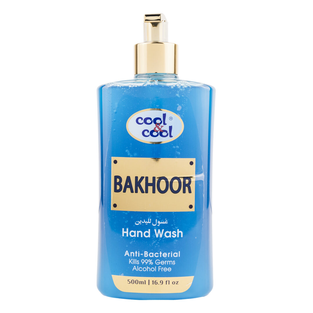 (plu01317) - HAND WASH BAKHOOR, Cool & Cool, anti-bacterial kills 99% Germs Alcohol Free