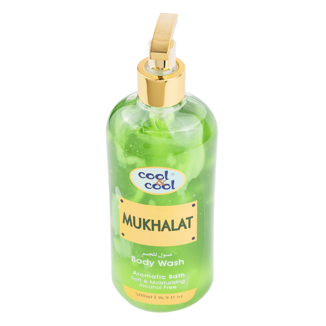 (plu01311) - Gel de Duș Mukhalat, Cool & Cool, Aromatic Bath soft & moisturizing Alcohol Free