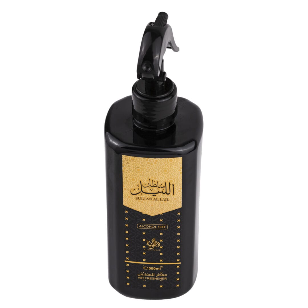 Deodorant de Camera Sultan Al Lail, Al Wataniah, Fara Alcool - 500ml