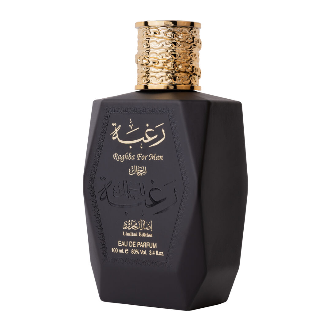 (plu00037) - RAGHBA FOR MAN Parfum ArabescLattafa,barbatesc,apa de parfum 100ml +deo 50ml