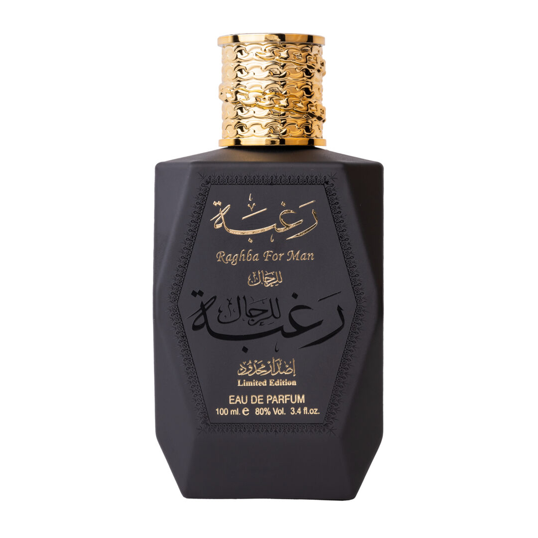 (plu00037) - RAGHBA FOR MAN Parfum ArabescLattafa,barbatesc,apa de parfum 100ml +deo 50ml