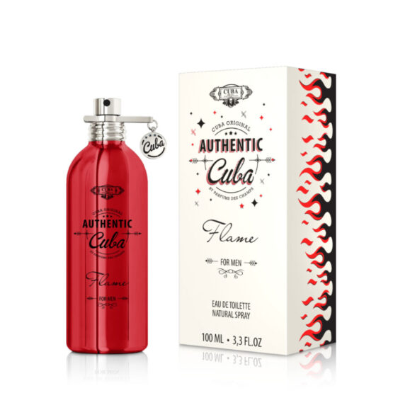 (plu02072) - Apa de Parfum Cuba Authentic Flame, PC Design, Femei - 100ml