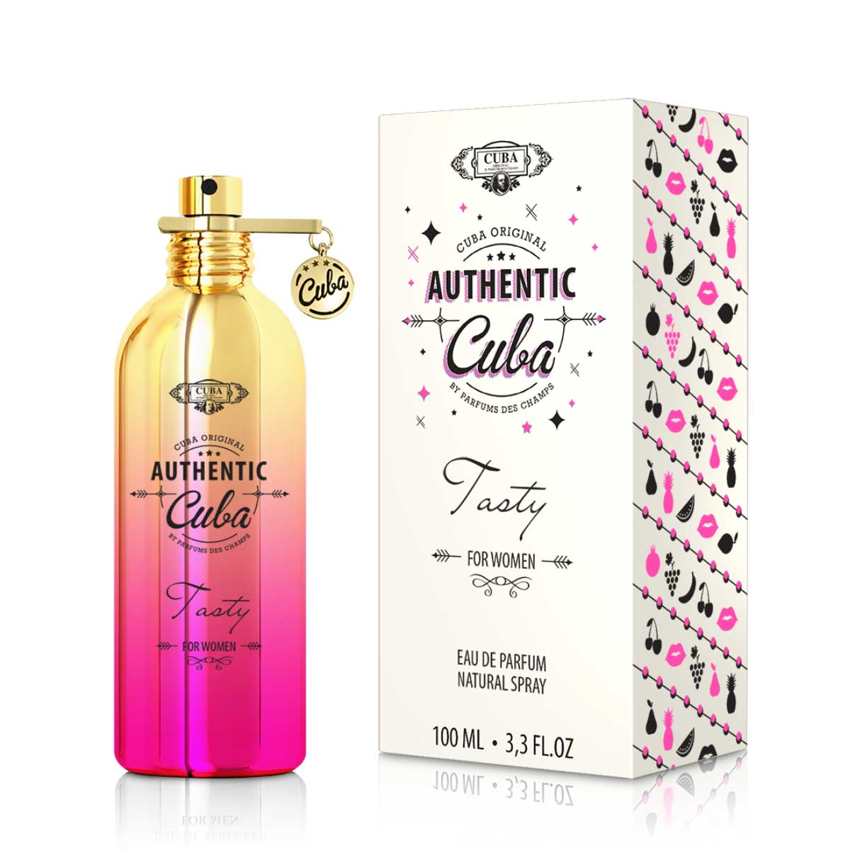 (plu02074) - Parfum Cuba Authentic Tasty, Femei, Apă de Parfum - 100ml