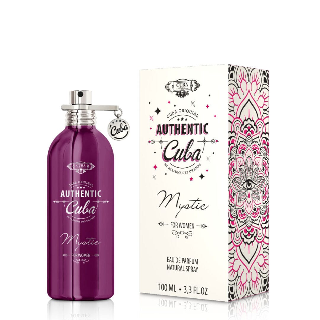 Apa de Parfum Cuba Authentic Mystic, PC Design, Femei - 100ml