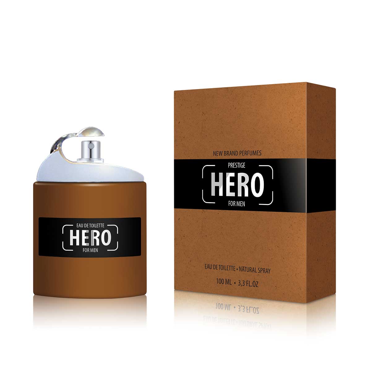 Apa de Toaleta Hero, New Brand, Barbati - 100ml