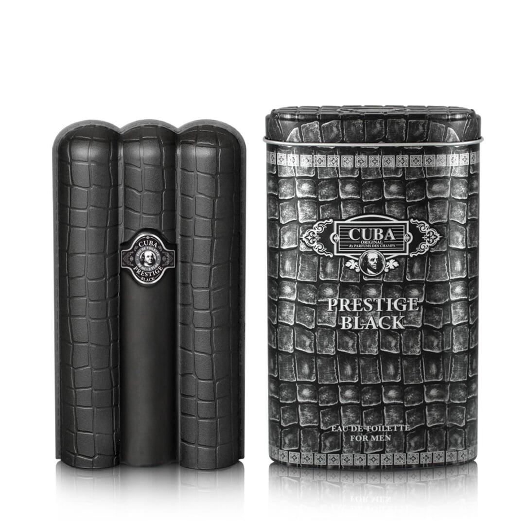 Apa de Toaleta Cuba Prestige Black, PC Design, Barbati - 90ml