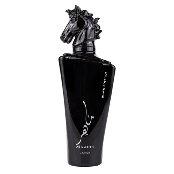 (plu00008) - Parfum Arăbesc Maahir Black Edition, Lattafa, Bărbătesc, Apă de Parfum - 100ml