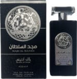 (plu00784) - Apa de Parfum Majd Al Sultan Black Intense, Asdaaf, Barbati - 100ml - imagine 4