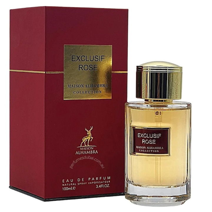 (plu00746) - Apa de Parfum Exclusif Rose, Maison Alhambra, Unisex - 100ml