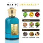 (plu00104) - Apa de Parfum Imperial Blue, Riiffs, Barbati - 100ml - imagine 5