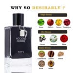 (plu00402) - Apa de Parfum Accord Homme, Riiffs, Barbati - 100ml - imagine 5
