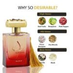 (plu00453) - Apa de Parfum Alwaan, Nusuk, Femei - 100ml - imagine 5