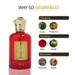 (plu00423) - Apa de Parfum Imperial Rouge, Riiffs, Femei - 100ml - imagine 4