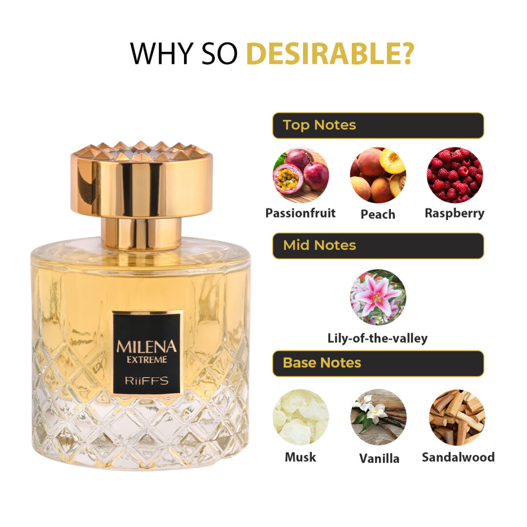 Apa de Parfum Milena Extreme, Riiffs, Unisex- 100ml - 2 | YEO
