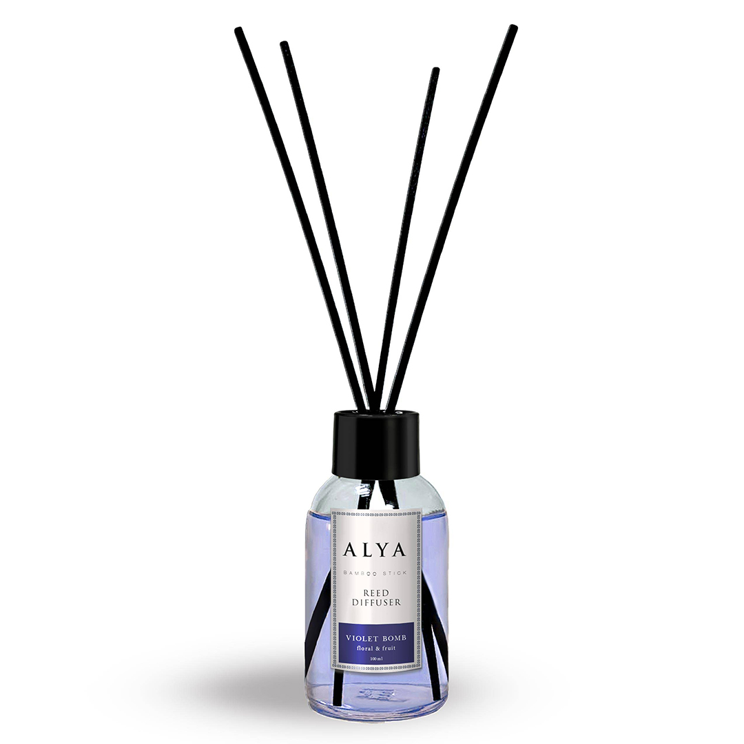 Deodorant de Camera Violet Bomb, Alya, Reed Diffuser - 100ml