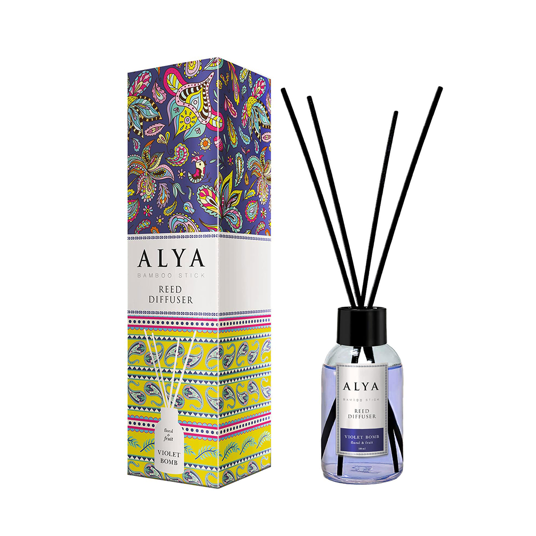 Deodorant de Camera Violet Bomb, Alya, Reed Diffuser - 100ml - 1 | YEO