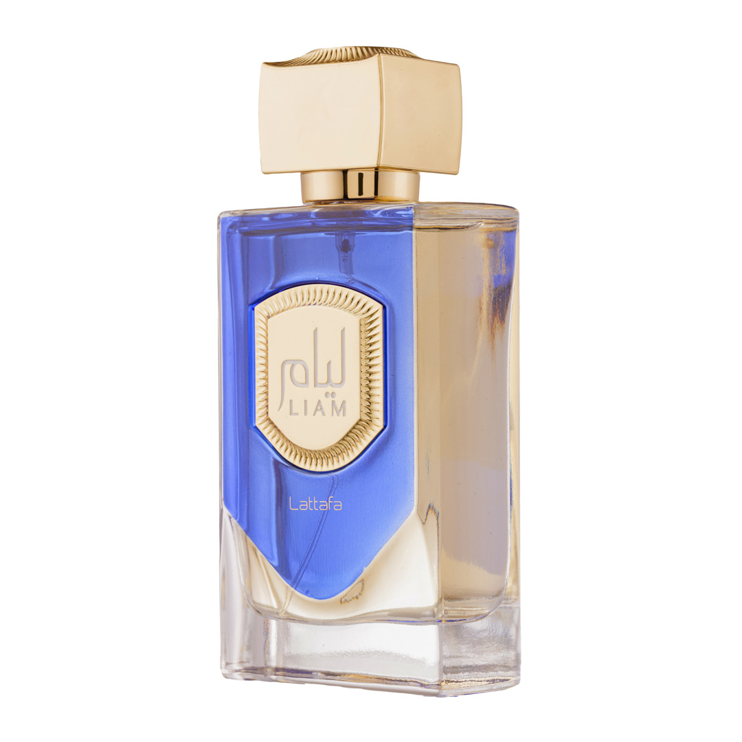 Apa de Parfum Liam Blue Shine, Lattafa, Barbati - 100ml