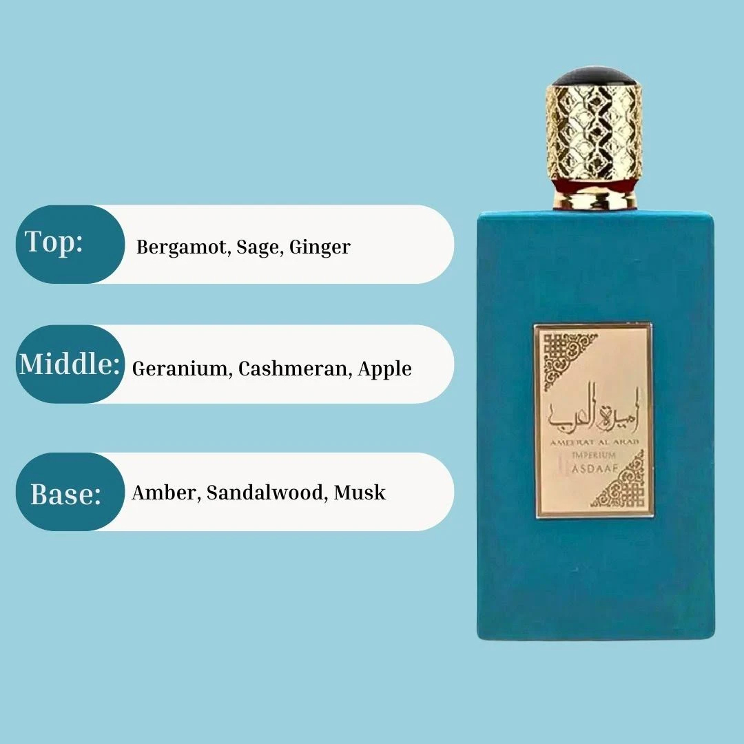 Apa de Parfum Ameer Al Arab Imperium, Lattafa, Barbati - 100ml - 1 | YEO